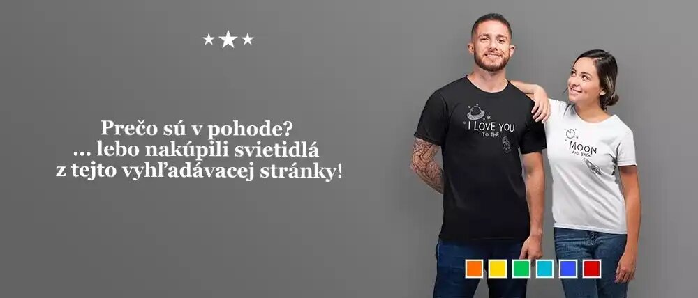 Sú spokojní-nakúpili lacno moderné svietidlá a osvetlenie.