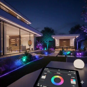 Smart Home inteligentné osvetlenie bývania a záhrady od Lumories. Smart Home inteligentné osvetlenie domu a záhrady. Svietidlá-lampy.